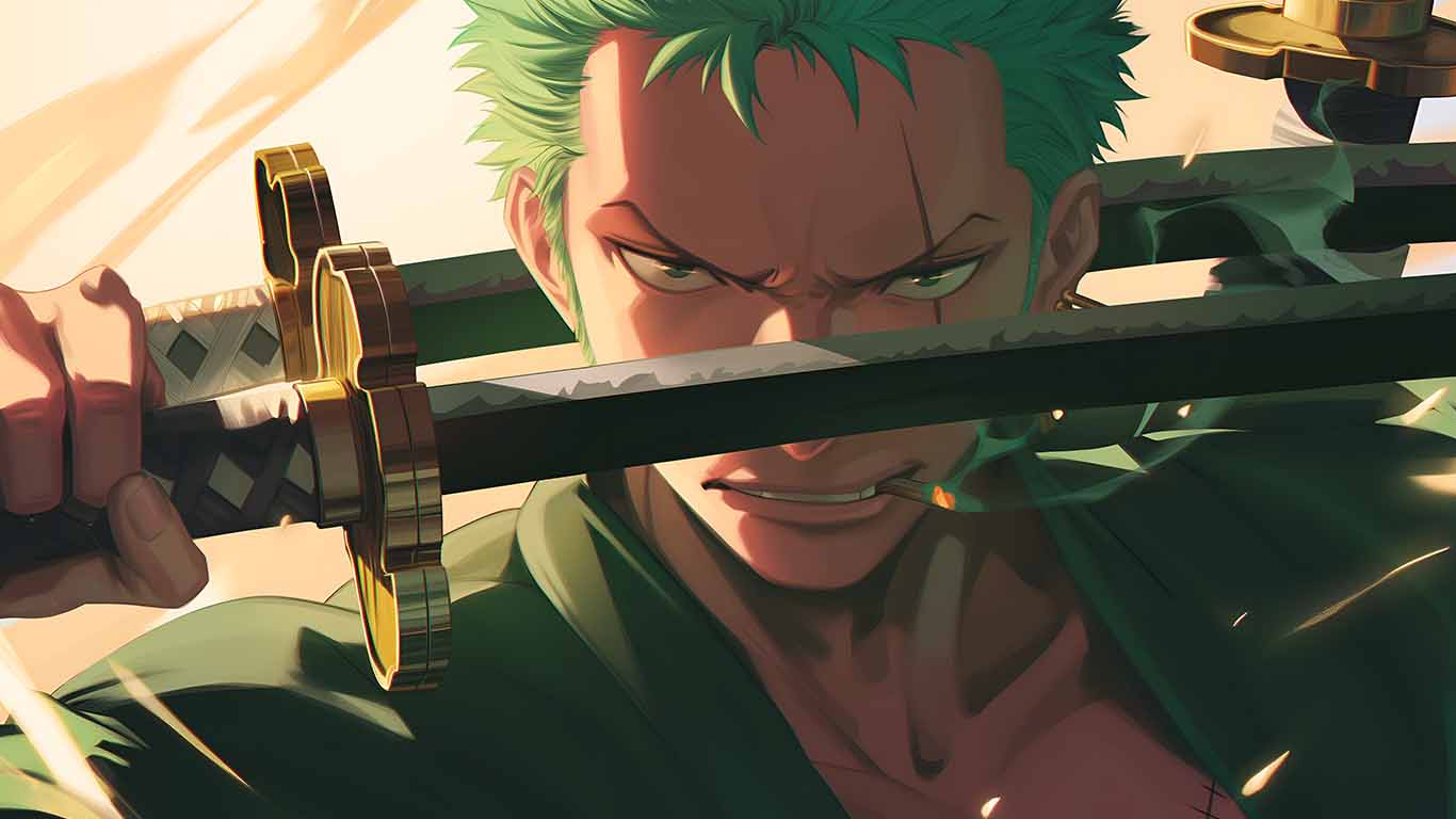 One Piece Zoro Three Sword Style