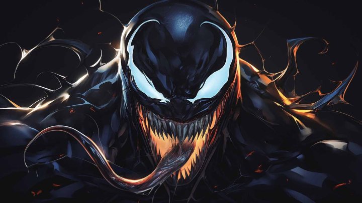 venom dark creature of the night desktop wallpaper preview