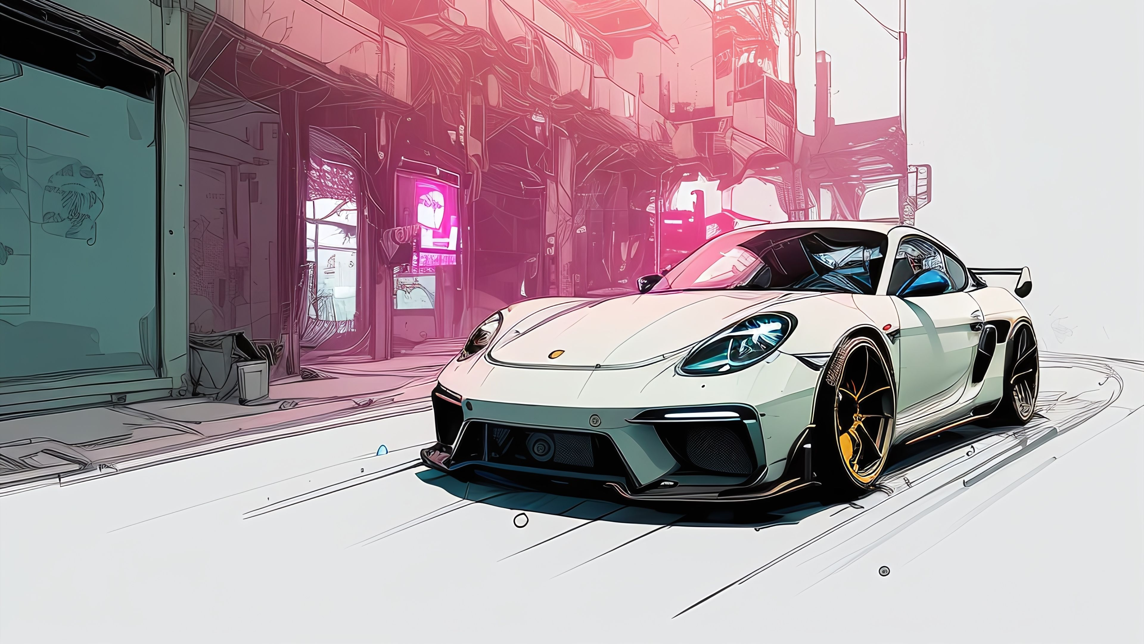 porsche 718 cayman 3840x2160 9619